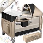 KIDIZ® 3in1 Babybedje - Campingbedje - Ledikant  - Beige, Kinderen en Baby's, Verzenden, Nieuw
