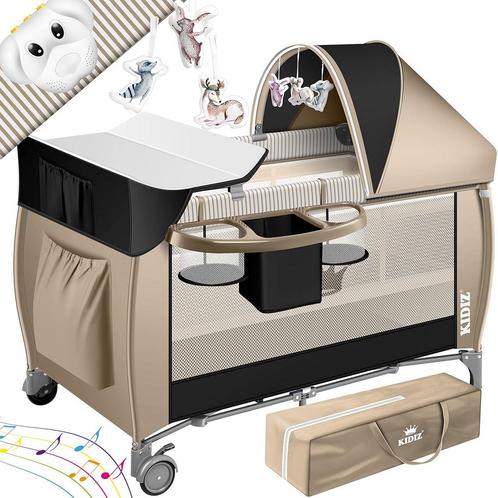 KIDIZ® 3in1 Babybedje - Campingbedje - Ledikant  - Beige, Kinderen en Baby's, Overige Kinderen en Baby's, Verzenden