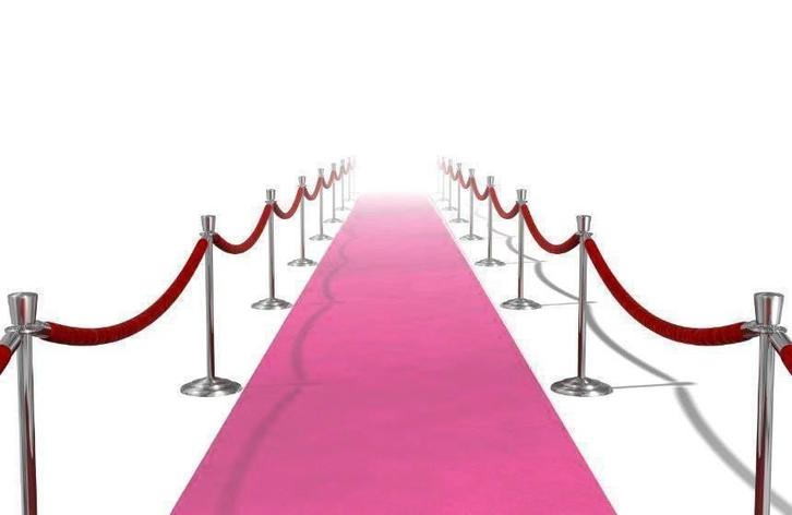 Roze Loper 50cm 4,5m, Hobby en Vrije tijd, Feestartikelen, Nieuw, Verzenden