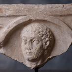 Het oude Rome Sarcófagusfragment met Spaanse