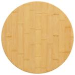 vidaXL Tafelblad Ø 50x2,5 cm bamboe, Huis en Inrichting, Tafelonderdelen, Verzenden, Nieuw