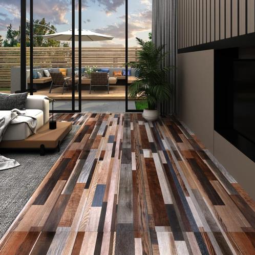 vidaXL Vloerplanken zelfklevend 2,51 m² 2 mm PVC meerkleurig, Doe-het-zelf en Bouw, Vloerdelen en Plavuizen, Nieuw, Verzenden