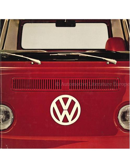 1967 VOLKSWAGEN TRANSPORTER T2 BROCHURE NEDERLANDS, Livres, Autos | Brochures & Magazines