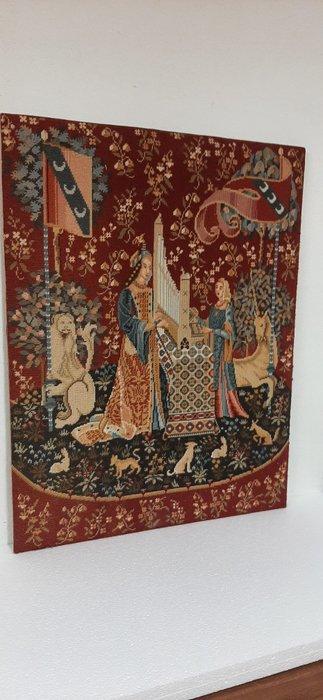 Wandtapijt - 89 cm - 68 cm - Sint Cecilia, Antiek en Kunst, Kunst | Niet-Westerse kunst