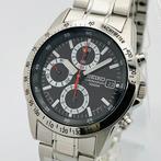 Seiko - Seiko Chronograph Black Rally Dial 100m - Zonder, Nieuw