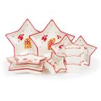 Service en dolomite dure - Noël - 12 pièces | 4 personnes, Verzenden