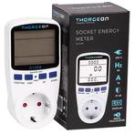 Energiemeter met LCD scherm 16A EU Stekker THORGEON, Doe-het-zelf en Bouw, Ophalen of Verzenden, Nieuw