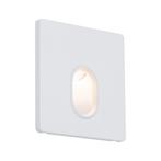 Paulmann Wand inbouw LED spot vierkant wit, Verzenden, Nieuw, Metaal, Trendy verlichting