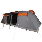 8P Grijze Tunneltent | Tweede Kansje | Waterdicht, Caravans en Kamperen, Tenten, Verzenden, Nieuw, Meer dan 6