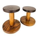 Tafel - Eik - Twee Plantenstandaards