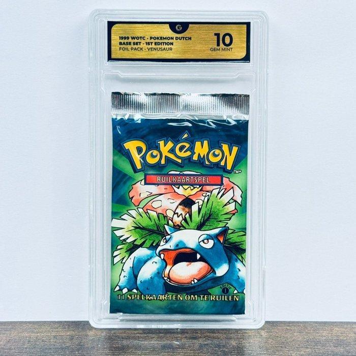 Pokémon Graded card - 1st Edition Base Set Booster Pack, Hobby en Vrije tijd, Verzamelkaartspellen | Pokémon