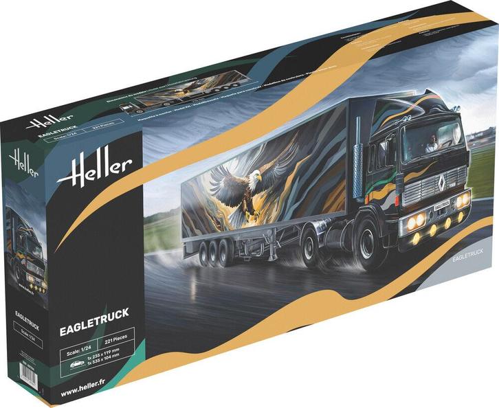 Heller 80784 Eagletruck Schaal 1:24, Hobby en Vrije tijd, Modelbouw | Auto's en Voertuigen, Overige typen, Nieuw, Overige merken