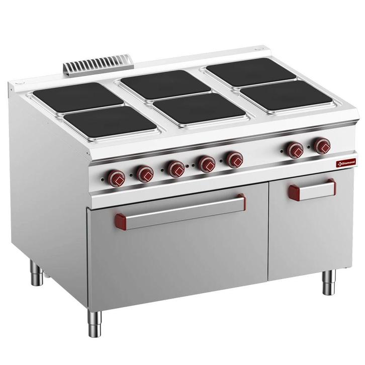 Fornuis + Oven | OPTIMA 900 | Elektrisch | 6 Kookpunten, Zakelijke goederen, Horeca | Keukenapparatuur, Nieuw in verpakking, Verzenden