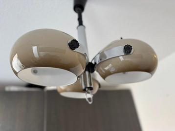 Dijkstra - Lamp - Chroom, Metaal, Plastic - Vintage hanging