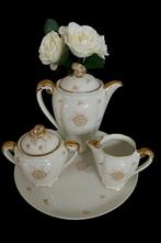 Limoges - Ontbijtservies (11) - Goud, Porselein -, Antiek en Kunst