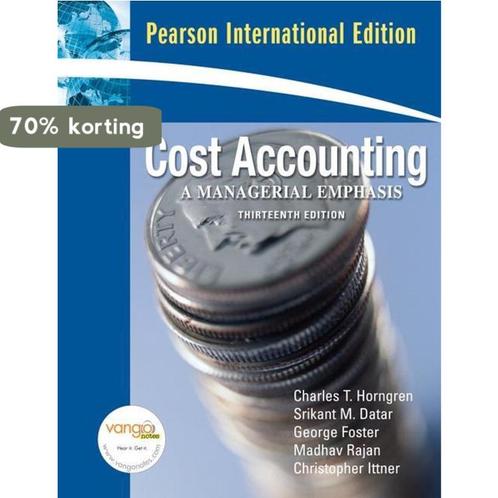 Cost Accounting 9780131355583 Chris Ittner, Boeken, Overige Boeken, Gelezen, Verzenden