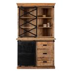 Buffetkast Mangohout Milan 100 X, 100 tot 150 cm, Nieuw, Industriële meubels, 25 tot 50 cm