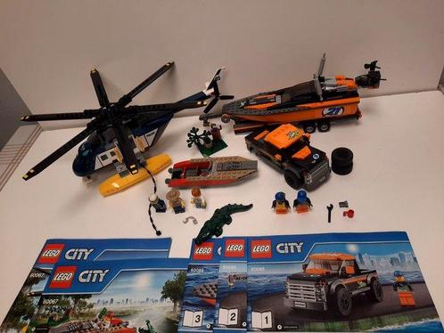 Lego Set - City - Helikopter Achtervolging +4x4 Met, Kinderen en Baby's, Speelgoed | Duplo en Lego