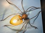 Lamp - SPIDER-vormige lamp/wandlamp - Glas, Messing, Antiquités & Art, Curiosités & Brocante