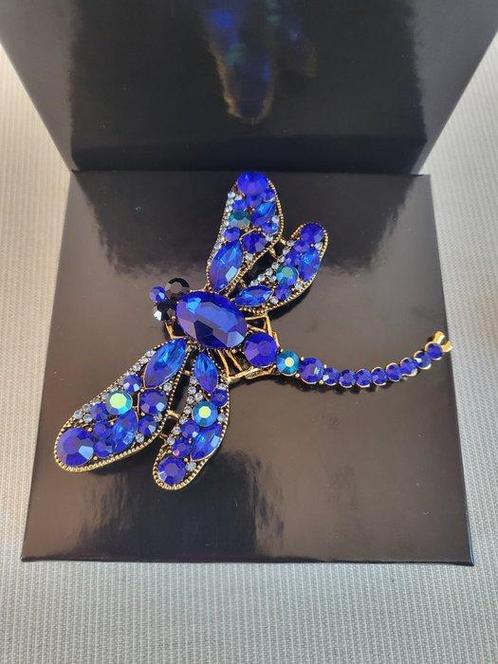 Kenneth Jay Lane - Broche libeluis ondertekend door Kenneth, Antiek en Kunst, Curiosa en Brocante