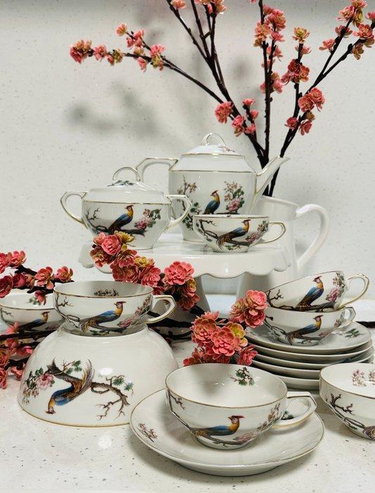 H & C Selb Bavaria - Koffie- en theeservies (16) - Electra -, Antiek en Kunst, Antiek | Glaswerk en Kristal