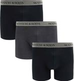 Scotch & Soda Boxershorts 3-Pack Zwart maat XL Heren, Vêtements | Hommes, Verzenden