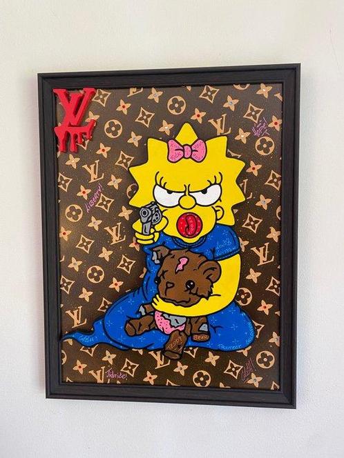 CASH - MAGGIE FIGHT BY LOUIS VUITTON, Antiquités & Art, Art | Peinture | Moderne