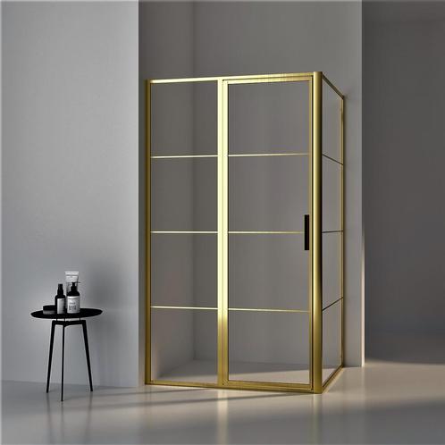 Aanbieding: BWS Douchecabine Frame 90x100 cm 8 mm NANO Glas, Doe-het-zelf en Bouw, Sanitair, Douche, Nieuw, Ophalen of Verzenden