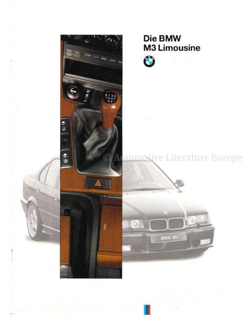 1994 BMW M3 SEDAN BROCHURE DUITS, Boeken, Auto's | Folders en Tijdschriften