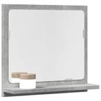 vidaXL Armoire à miroir de salle de bain gris béton bois, Verzenden, Neuf