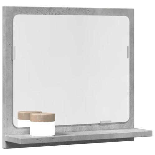 vidaXL Armoire à miroir de salle de bain gris béton bois, Maison & Meubles, Tables | Coiffeuses, Neuf, Envoi