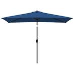 Parasol Azuurblauw 300x200 | Tweede Kansje | OP = OP, Tuin en Terras, Verzenden, Nieuw