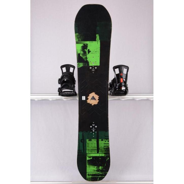 150 snowboard BURTON RADIUS WIDE, black/green, woodcore, FLA, Sport en Fitness, Snowboarden, Verzenden