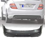 PARE-CHOCS ARRIERE MERCEDES CLASSE C W204 12-15 LOOK AMG PDC, Verzenden