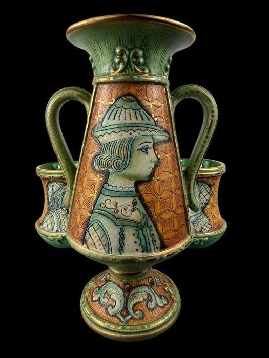 Gialletti G. P. Deruta Italy - Vaas - Keramiek, Antiek en Kunst, Antiek | Glaswerk en Kristal