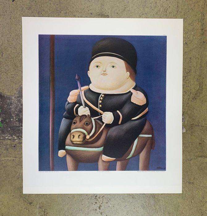 Fernando Botero (after) - St. Georg - Lichtdruck / Vintage, Antiek en Kunst, Kunst | Tekeningen en Fotografie