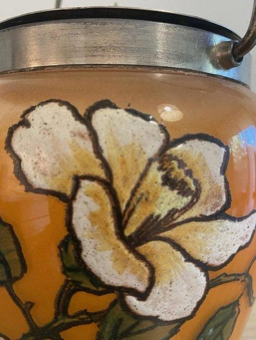 Legras - Koekjesdoos - Pot à biscuits - Glas, Metaal, verre, Antiek en Kunst, Kunst | Designobjecten