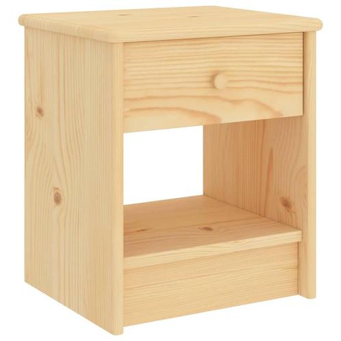 vidaXL Nachtkastje 35x30x40 cm massief grenenhout, Maison & Meubles, Chambre à coucher | Tables de chevet, Envoi