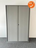 Roldeurkast - Ahrend - 195x120x45cm - Zilvergrijs - Met wit, Zakelijke goederen, Werkplek, Ophalen of Verzenden, Gebruikt, Kast