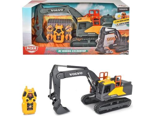 Dickie Toys RC Volvo Graafmachine - Vanaf 3 jaar - Licht en, Huis en Inrichting, Woonaccessoires | Overige, Zo goed als nieuw