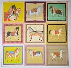 Paardrijpaneel Chevalier decoratief van katoen - 140x140cm