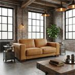 Leren bank Clear - 2 zits, Antiek en Kunst, Ophalen of Verzenden