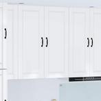 vidaXL Keuken Kast Hoogglans wit 40 x 31 x 100 cm Bewerkt, Verzenden