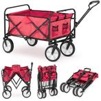 Bolderkar - opvouwbaar - 90x54x63 cm - tot 90 kg - rood, Caravans en Kamperen, Bolderkarren, Ophalen of Verzenden, Nieuw