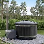 Houtgestookte Hottub CLASSIC ZWART - 35kw kachel