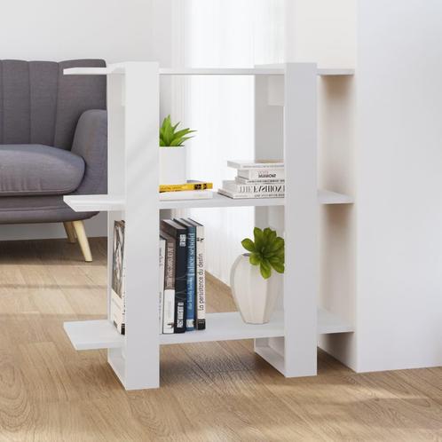 vidaXL Boekenkast/kamerscherm 80x30x87 cm wit, Huis en Inrichting, Kasten | Boekenkasten, Nieuw, Verzenden