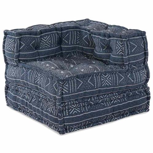 vidaXL Kussen Blauw 70 x 70 x 54 cm Polyester, Huis en Inrichting, Woonaccessoires | Kussens, Nieuw, Verzenden