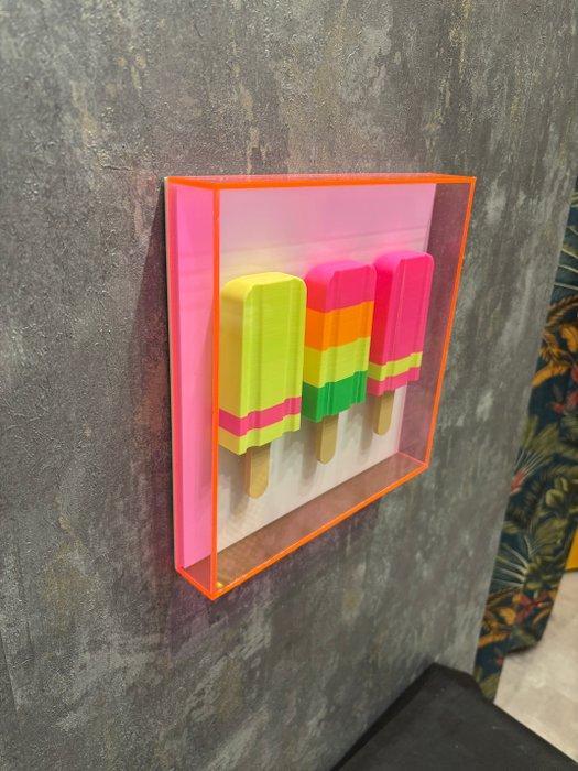 KIRAS - 3 multi FLAVORS, Antiek en Kunst, Kunst | Schilderijen | Modern