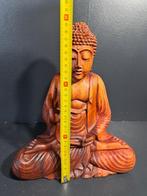 Boeddha Mudra houtsnijwerk - Beeld - Indonesië (Zonder