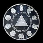 Nicaragua. Silver Proof 5 Córdobas (Congo Monkey) Coin 1994